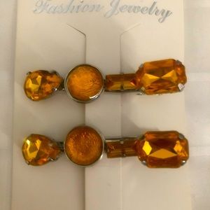 Medium Rhinestone Hair Clips